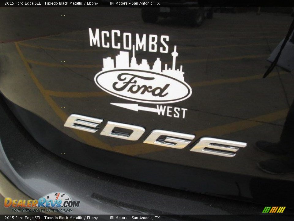 2015 Ford Edge SEL Tuxedo Black Metallic / Ebony Photo #11