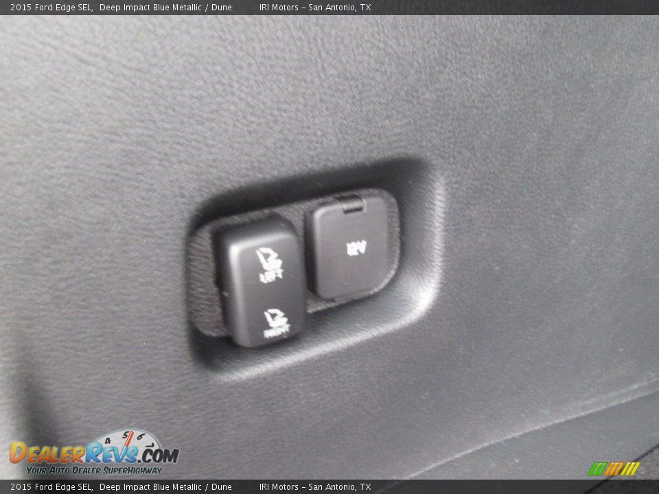 2015 Ford Edge SEL Deep Impact Blue Metallic / Dune Photo #15
