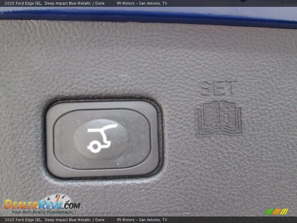 2015 Ford Edge SEL Deep Impact Blue Metallic / Dune Photo #17