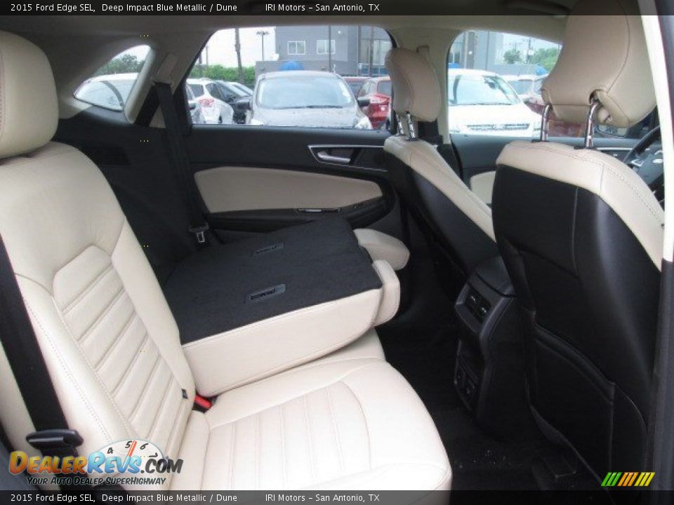 Rear Seat of 2015 Ford Edge SEL Photo #18