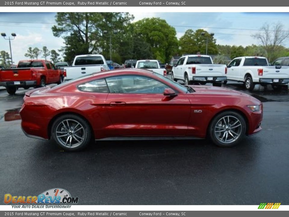 Ruby Red Metallic 2015 Ford Mustang GT Premium Coupe Photo #4