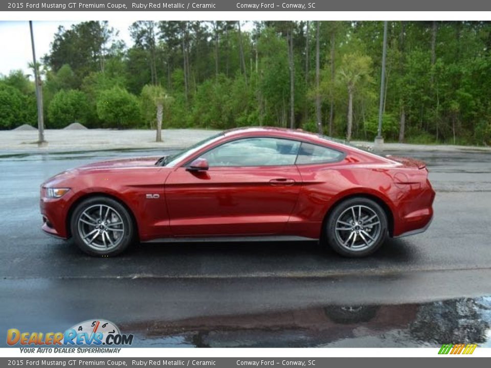 Ruby Red Metallic 2015 Ford Mustang GT Premium Coupe Photo #8