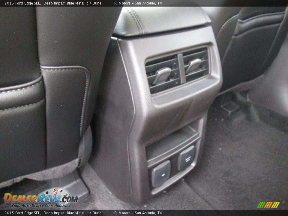 2015 Ford Edge SEL Deep Impact Blue Metallic / Dune Photo #33