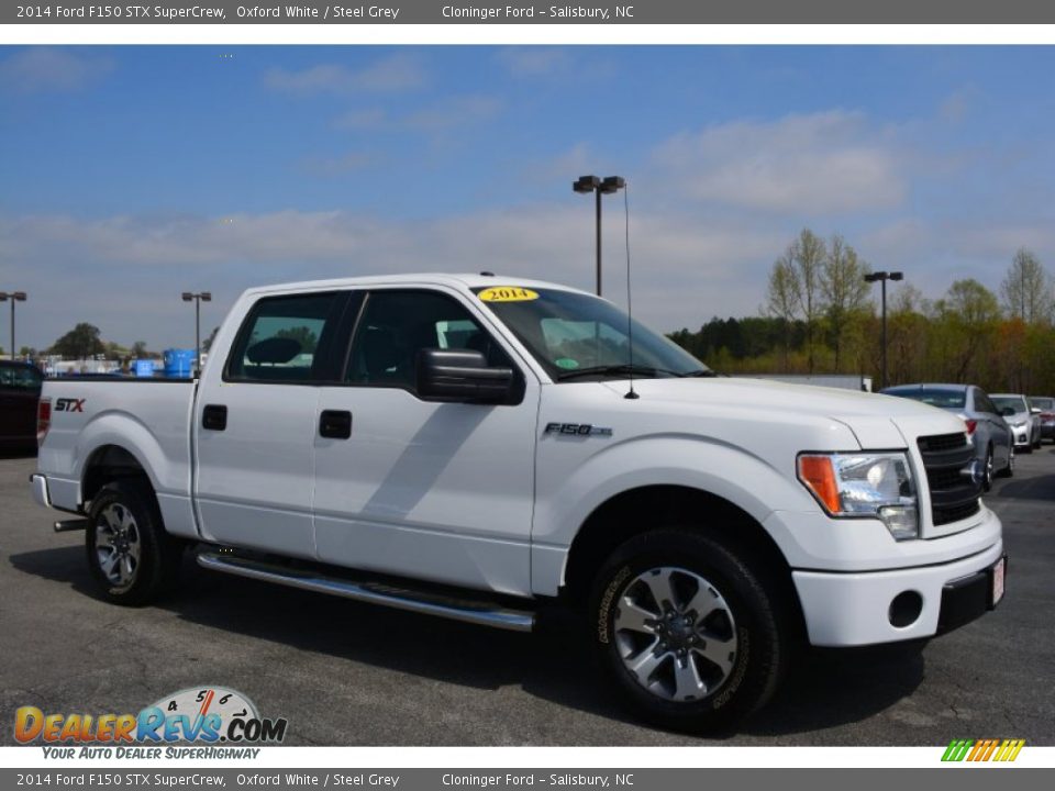 2014 Ford F150 STX SuperCrew Oxford White / Steel Grey Photo #1