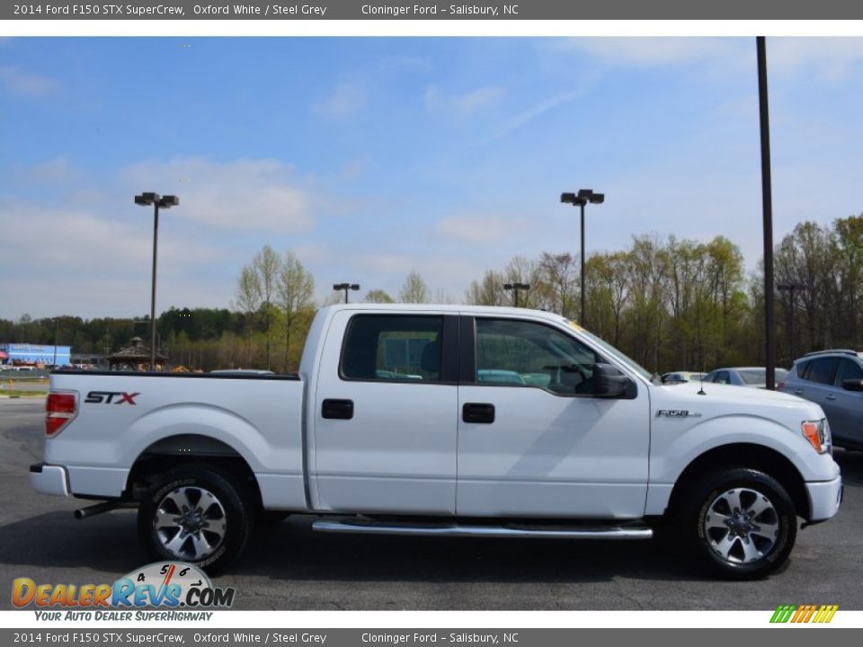 2014 Ford F150 STX SuperCrew Oxford White / Steel Grey Photo #2