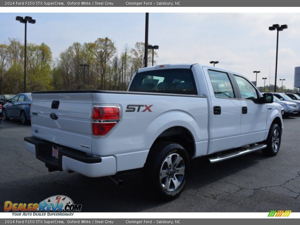 2014 Ford F150 STX SuperCrew Oxford White / Steel Grey Photo #3