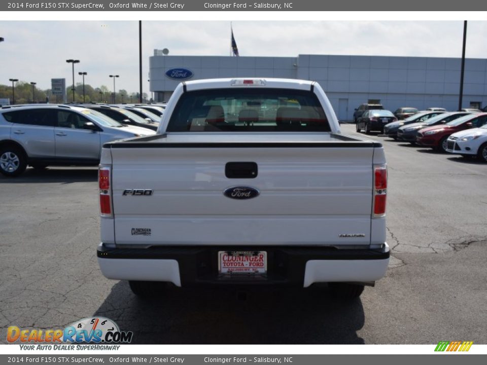 2014 Ford F150 STX SuperCrew Oxford White / Steel Grey Photo #4