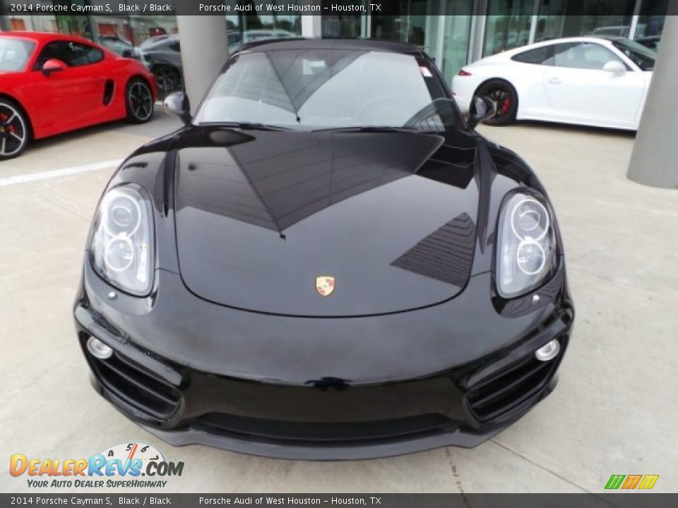 2014 Porsche Cayman S Black / Black Photo #2
