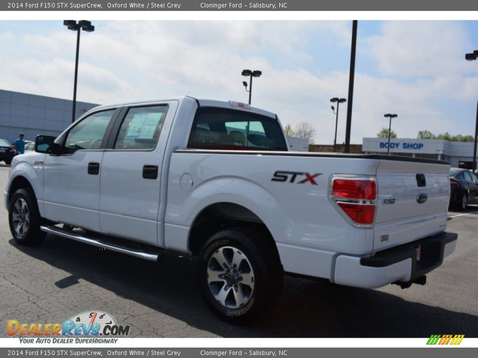 2014 Ford F150 STX SuperCrew Oxford White / Steel Grey Photo #5
