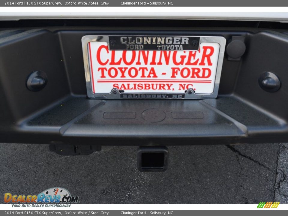 2014 Ford F150 STX SuperCrew Oxford White / Steel Grey Photo #9