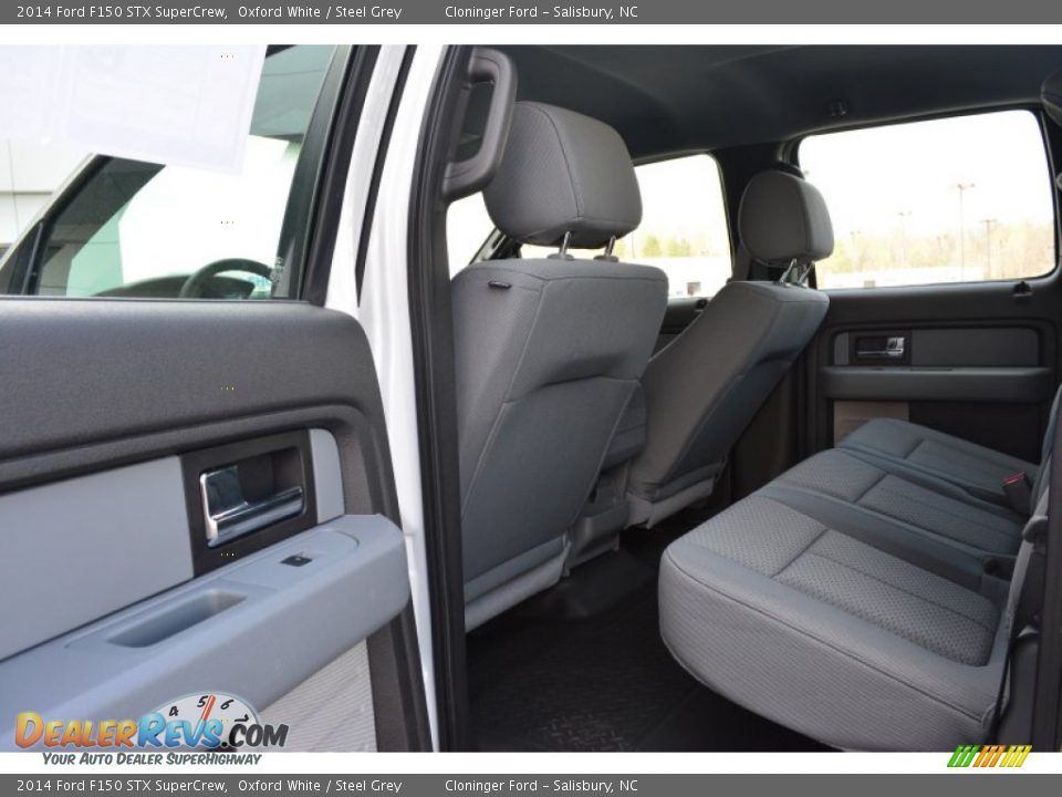 2014 Ford F150 STX SuperCrew Oxford White / Steel Grey Photo #15