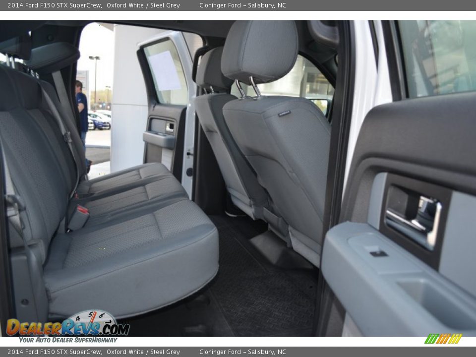 2014 Ford F150 STX SuperCrew Oxford White / Steel Grey Photo #16