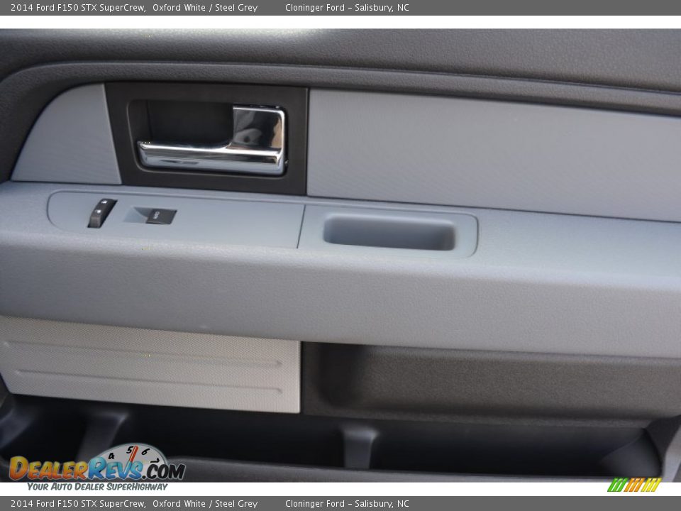 2014 Ford F150 STX SuperCrew Oxford White / Steel Grey Photo #17
