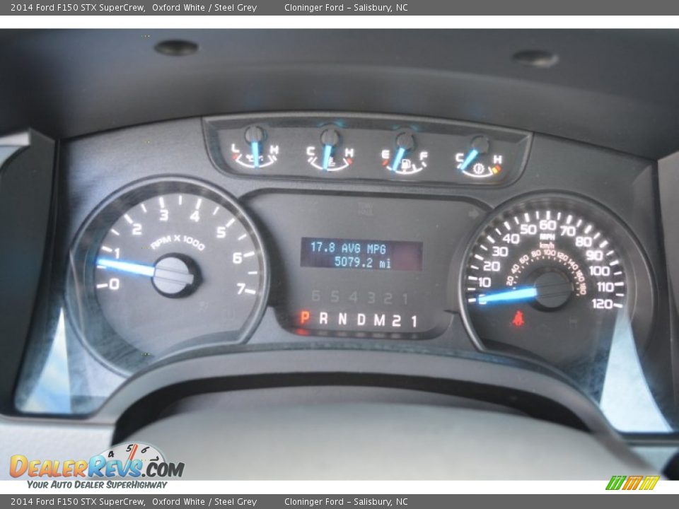2014 Ford F150 STX SuperCrew Oxford White / Steel Grey Photo #20