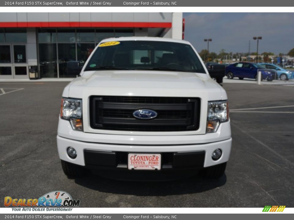 2014 Ford F150 STX SuperCrew Oxford White / Steel Grey Photo #25