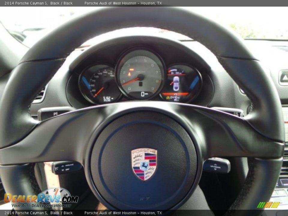 2014 Porsche Cayman S Steering Wheel Photo #29