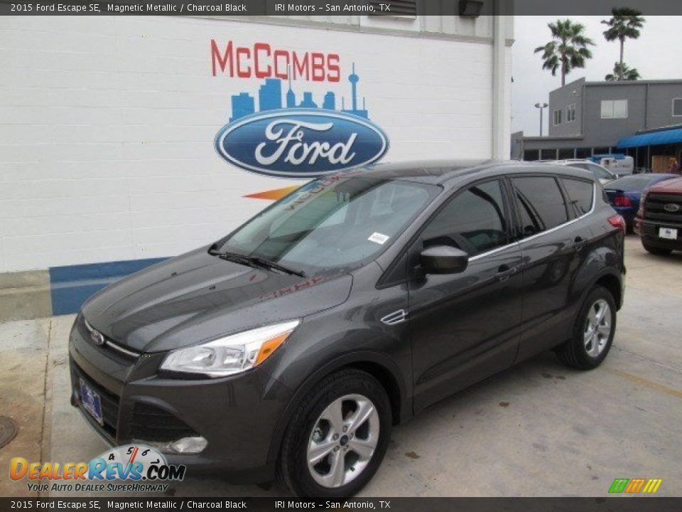 2015 Ford Escape SE Magnetic Metallic / Charcoal Black Photo #1