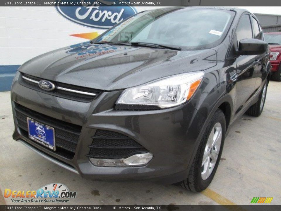 2015 Ford Escape SE Magnetic Metallic / Charcoal Black Photo #3