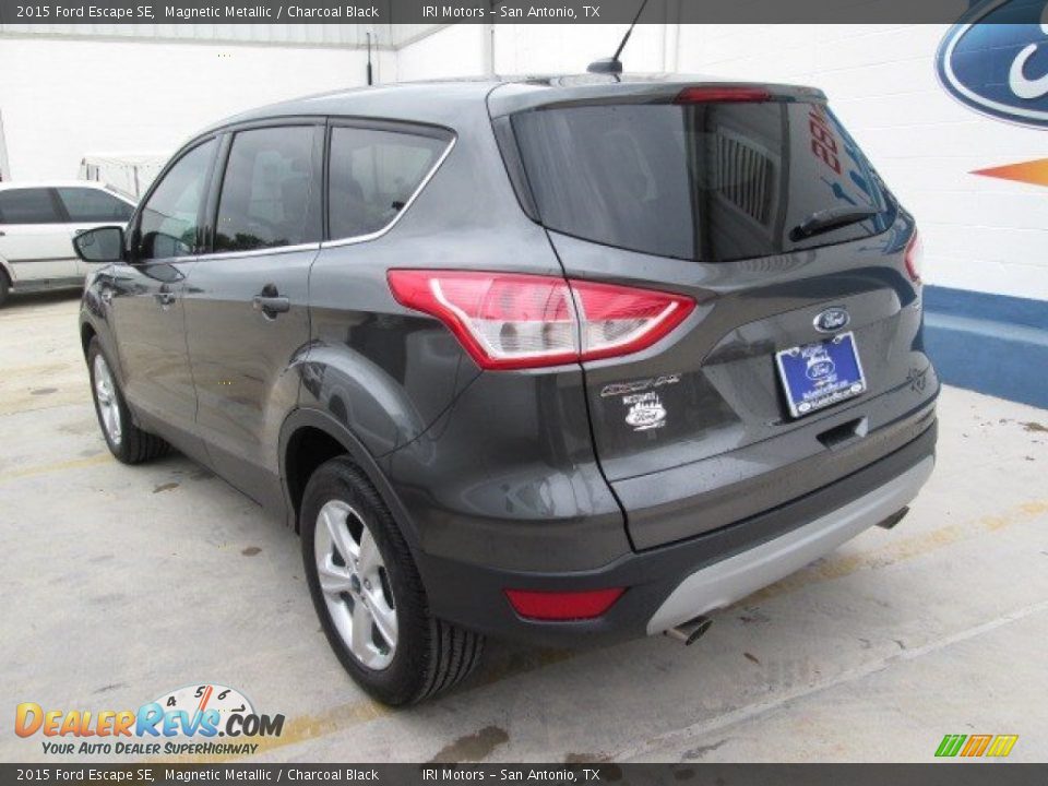 2015 Ford Escape SE Magnetic Metallic / Charcoal Black Photo #6