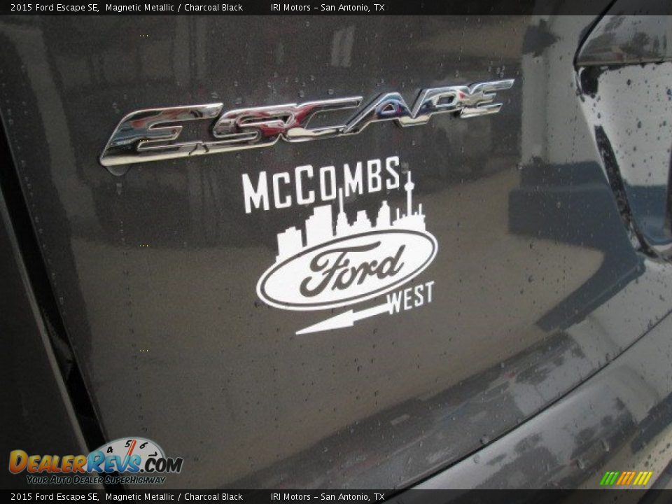 2015 Ford Escape SE Magnetic Metallic / Charcoal Black Photo #8