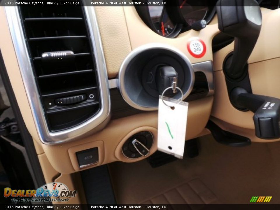2016 Porsche Cayenne Black / Luxor Beige Photo #14