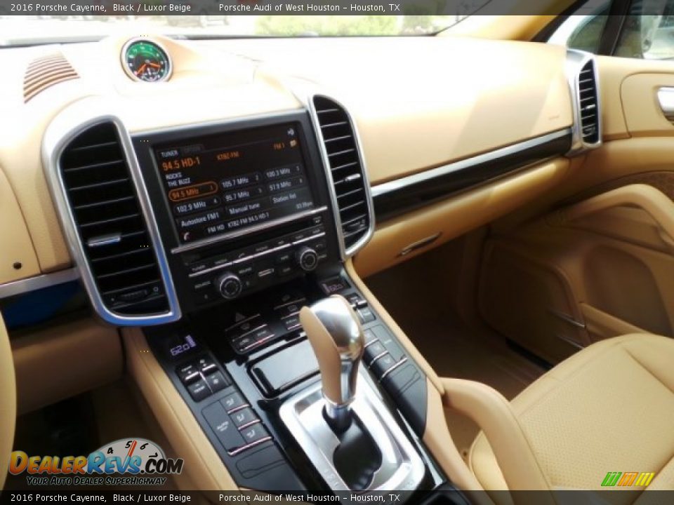 2016 Porsche Cayenne Black / Luxor Beige Photo #15