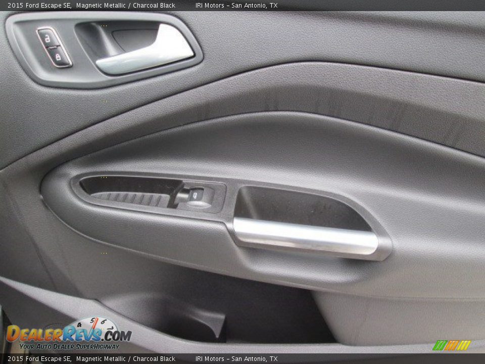2015 Ford Escape SE Magnetic Metallic / Charcoal Black Photo #22