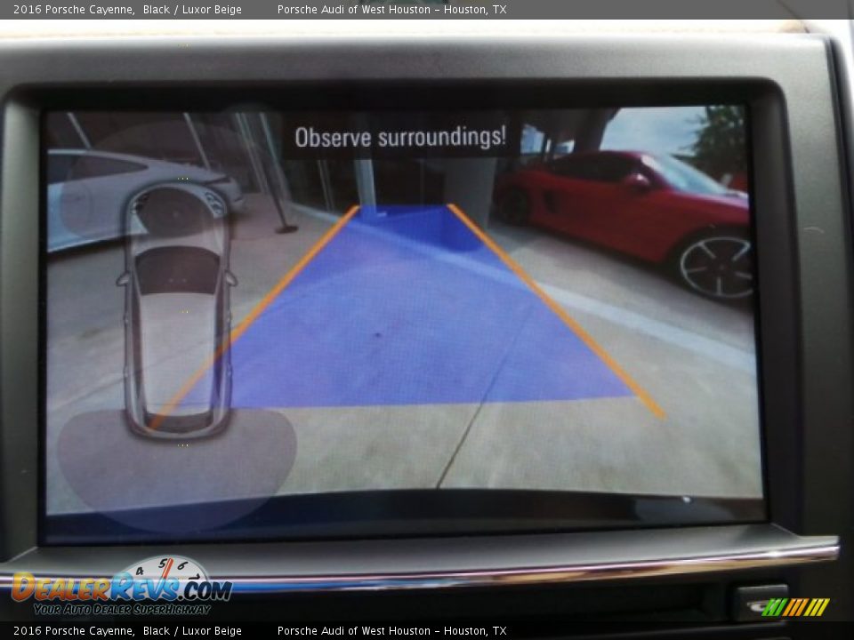 2016 Porsche Cayenne Black / Luxor Beige Photo #20