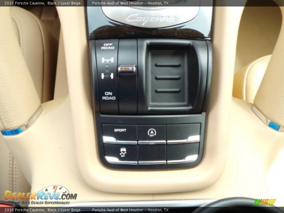 2016 Porsche Cayenne Black / Luxor Beige Photo #23