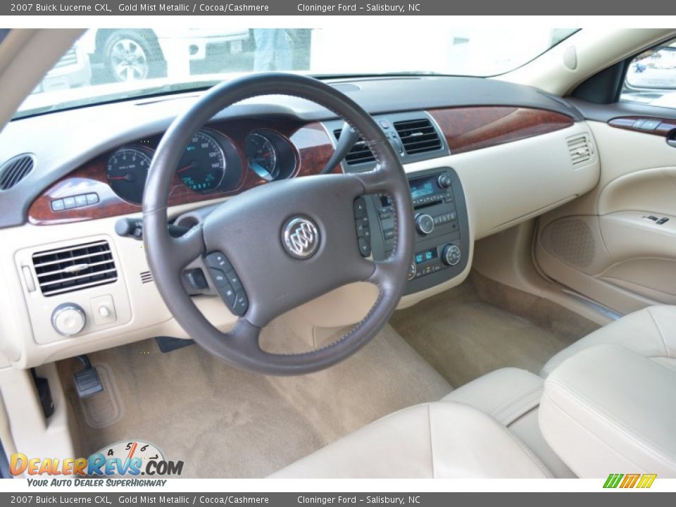 Cocoa/Cashmere Interior - 2007 Buick Lucerne CXL Photo #11