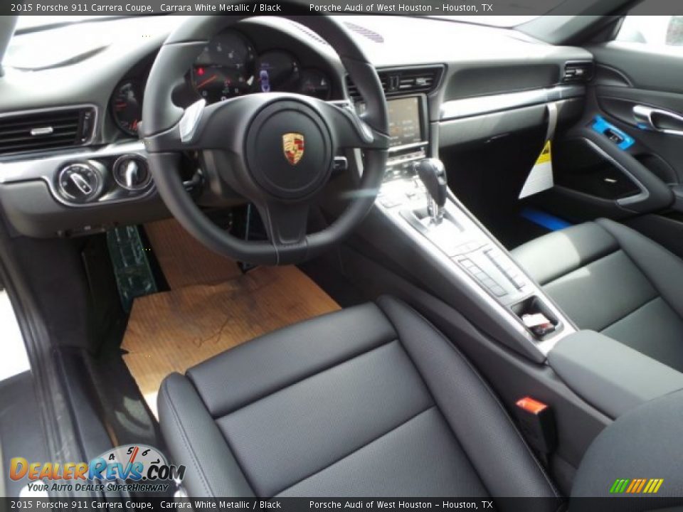 Black Interior - 2015 Porsche 911 Carrera Coupe Photo #11