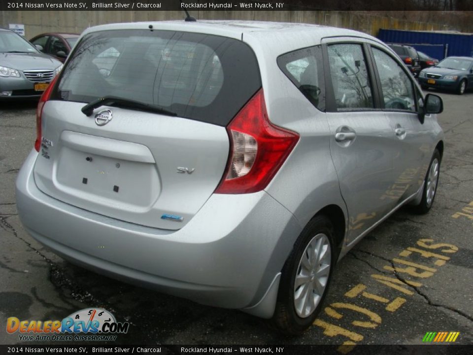 2014 Nissan Versa Note SV Brilliant Silver / Charcoal Photo #4