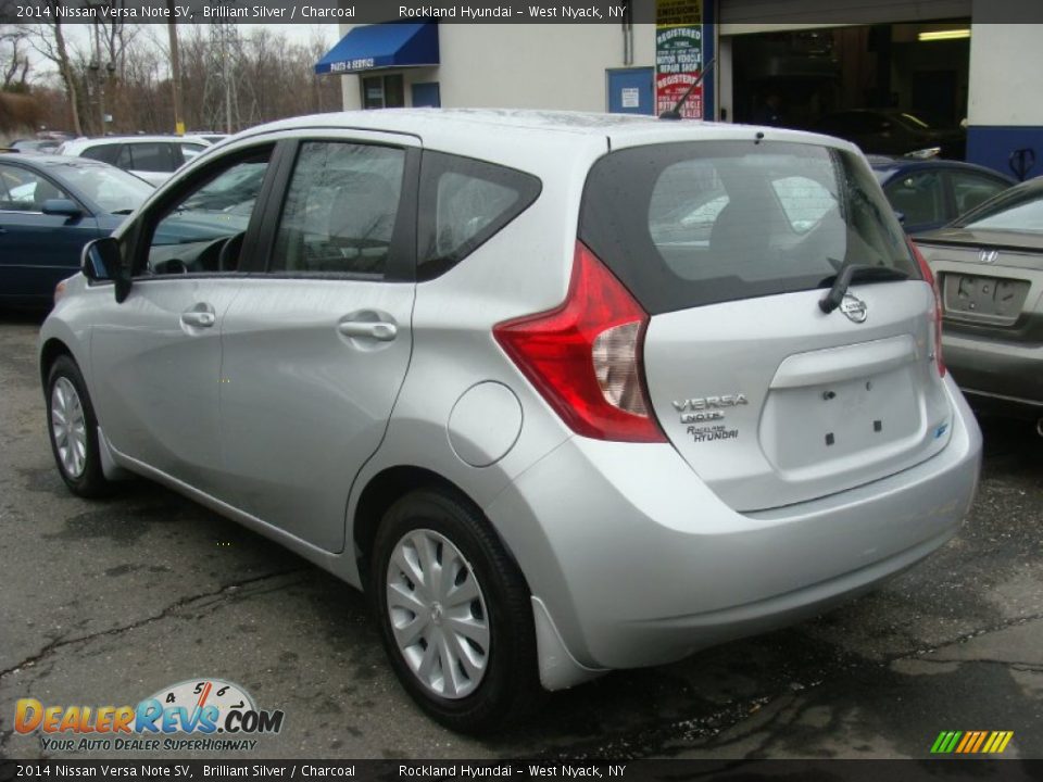 2014 Nissan Versa Note SV Brilliant Silver / Charcoal Photo #6