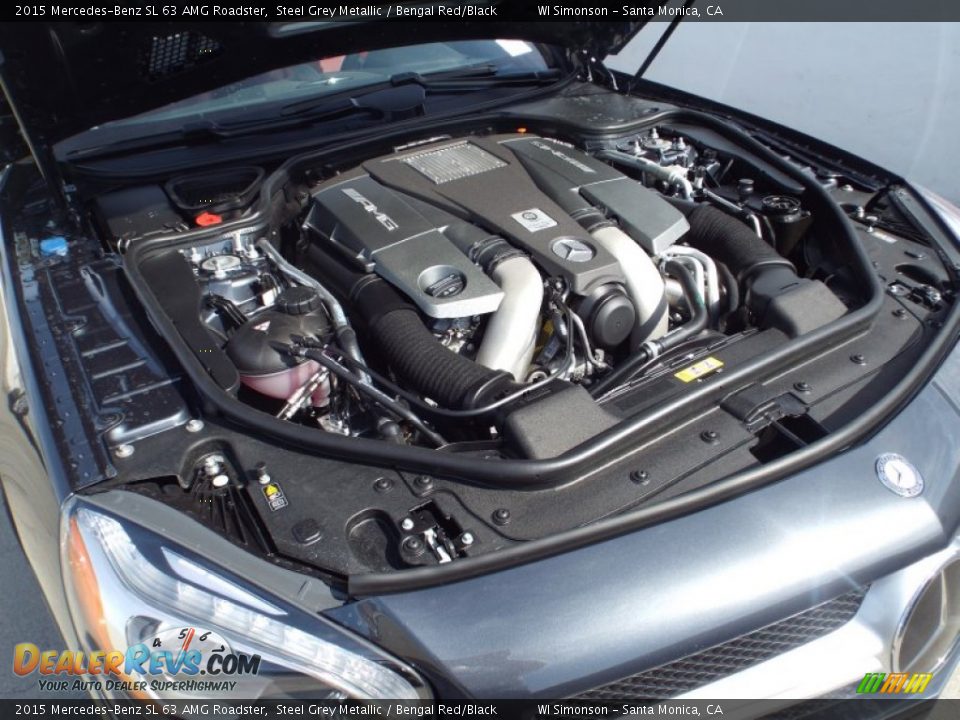 2015 Mercedes-Benz SL 63 AMG Roadster 5.5 Liter AMG biturbo DOHC 32-Valve V8 Engine Photo #17