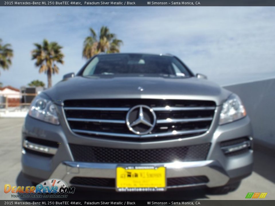 2015 Mercedes-Benz ML 250 BlueTEC 4Matic Paladium Silver Metallic / Black Photo #2