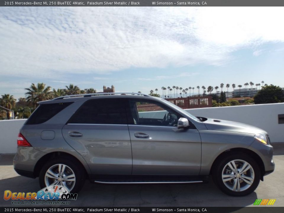 2015 Mercedes-Benz ML 250 BlueTEC 4Matic Paladium Silver Metallic / Black Photo #3