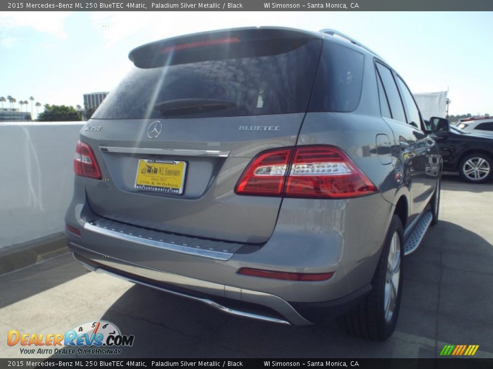 2015 Mercedes-Benz ML 250 BlueTEC 4Matic Paladium Silver Metallic / Black Photo #4