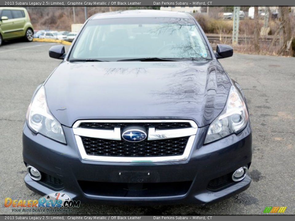 2013 Subaru Legacy 2.5i Limited Graphite Gray Metallic / Off Black Leather Photo #3