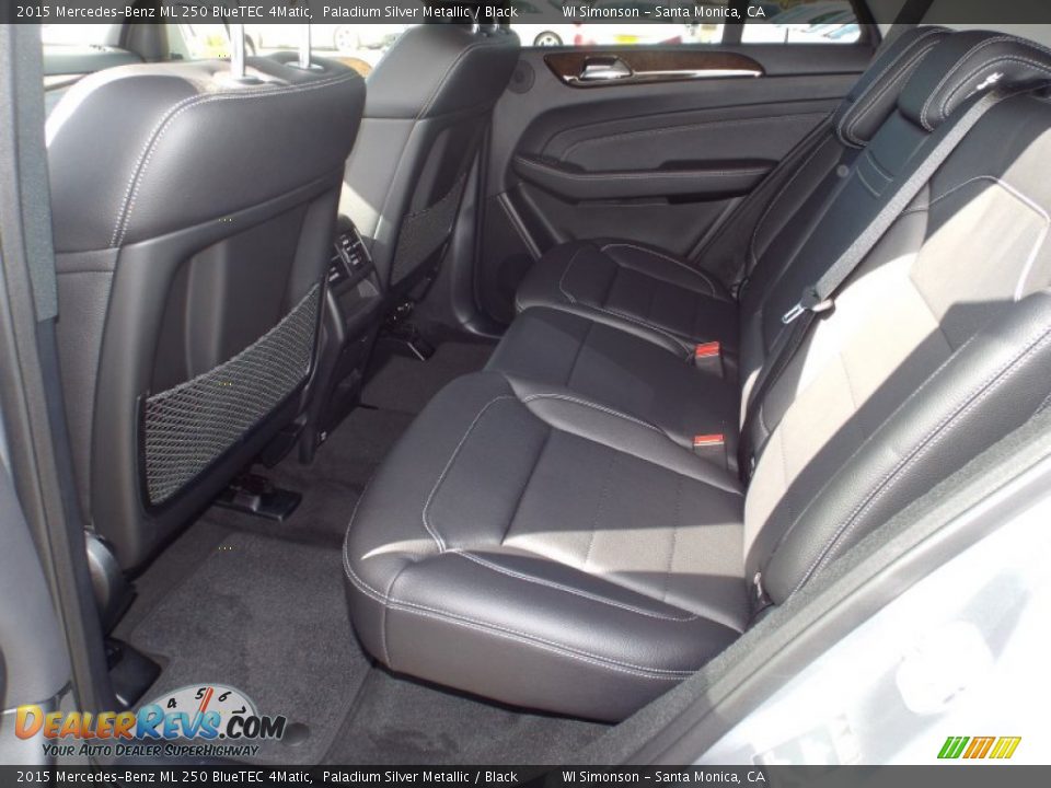 2015 Mercedes-Benz ML 250 BlueTEC 4Matic Paladium Silver Metallic / Black Photo #8