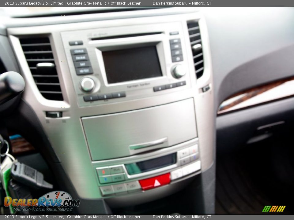 2013 Subaru Legacy 2.5i Limited Graphite Gray Metallic / Off Black Leather Photo #11