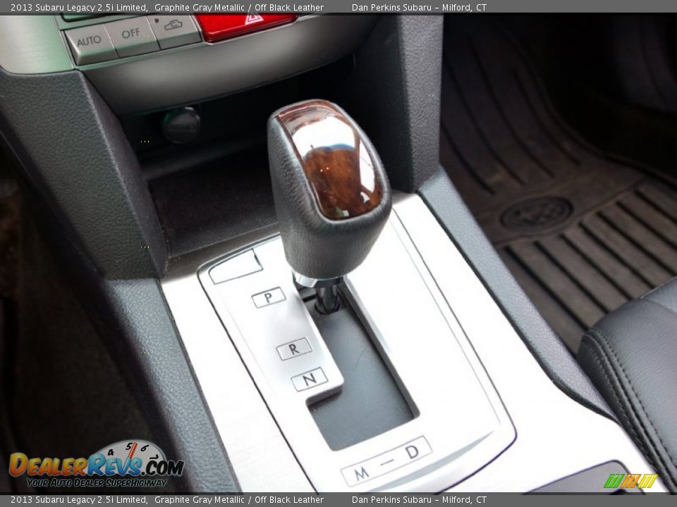 2013 Subaru Legacy 2.5i Limited Graphite Gray Metallic / Off Black Leather Photo #13