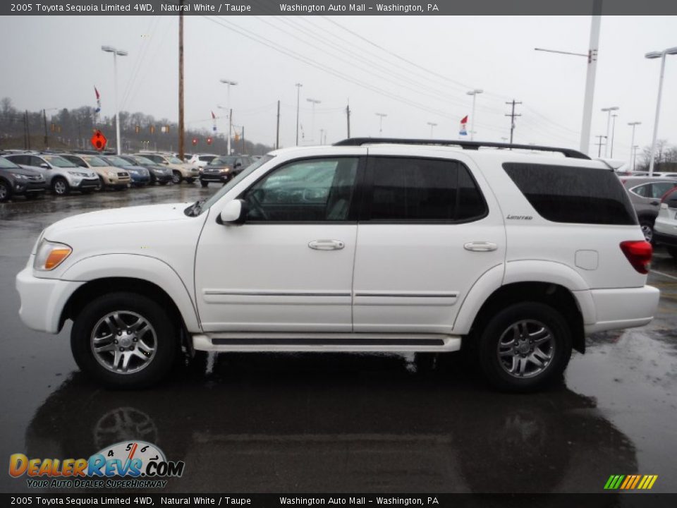 2005 Toyota Sequoia Limited 4WD Natural White / Taupe Photo #7