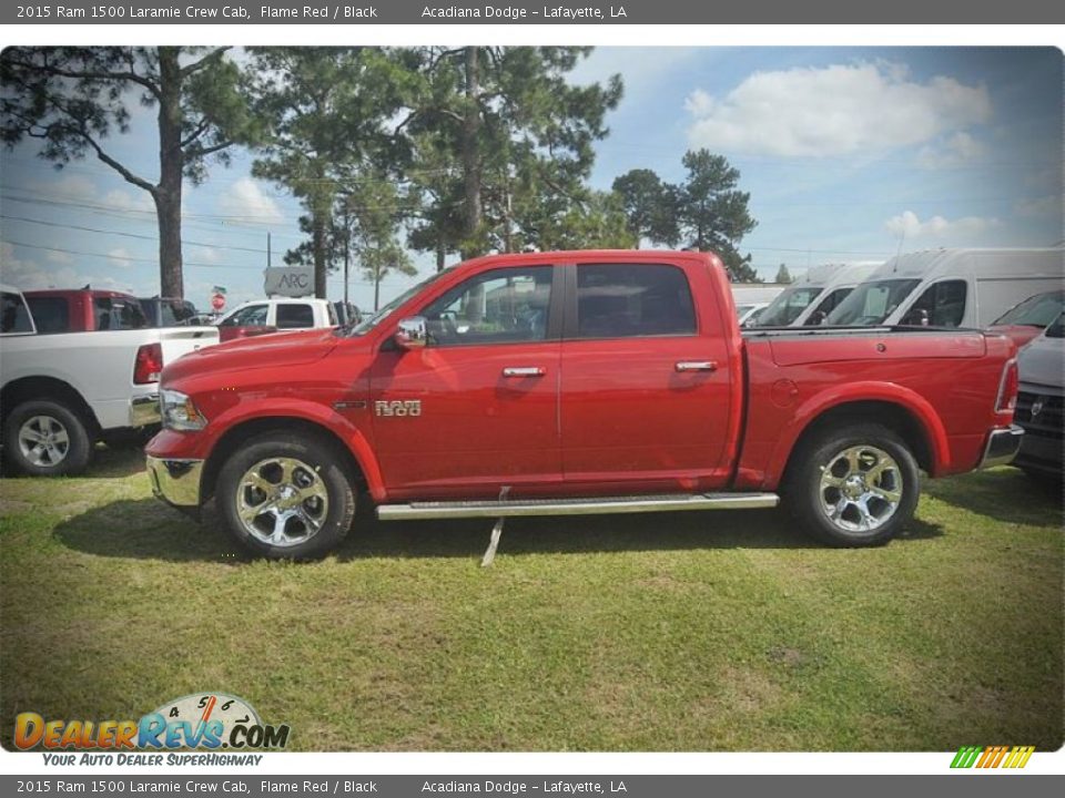 Flame Red 2015 Ram 1500 Laramie Crew Cab Photo #2