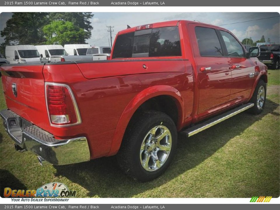 2015 Ram 1500 Laramie Crew Cab Flame Red / Black Photo #5