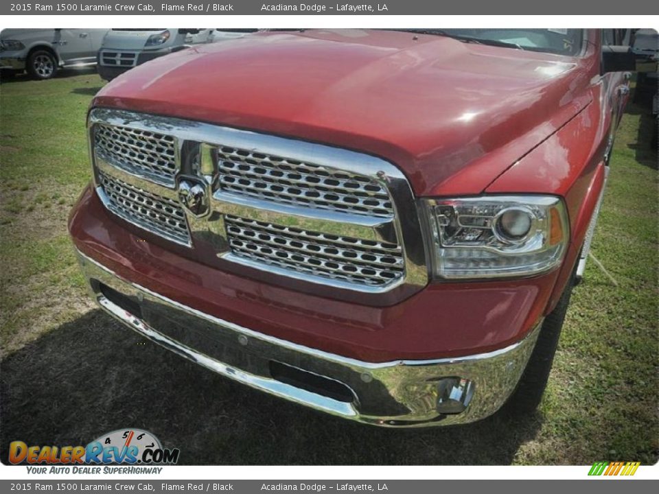2015 Ram 1500 Laramie Crew Cab Flame Red / Black Photo #8