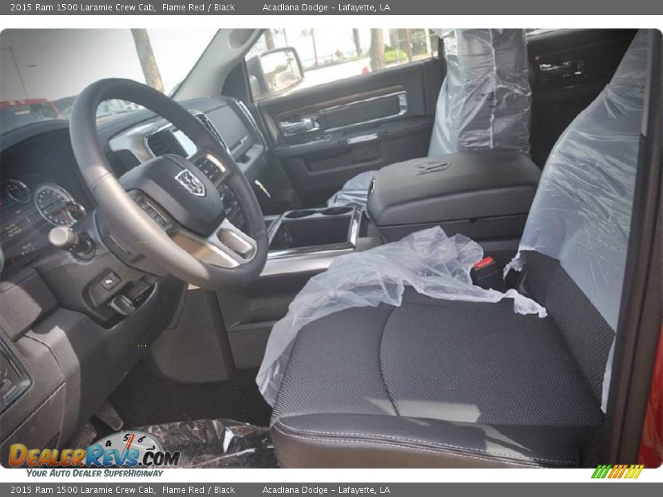 2015 Ram 1500 Laramie Crew Cab Flame Red / Black Photo #11