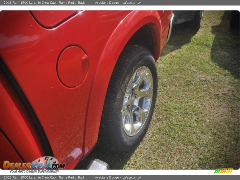 2015 Ram 1500 Laramie Crew Cab Flame Red / Black Photo #13