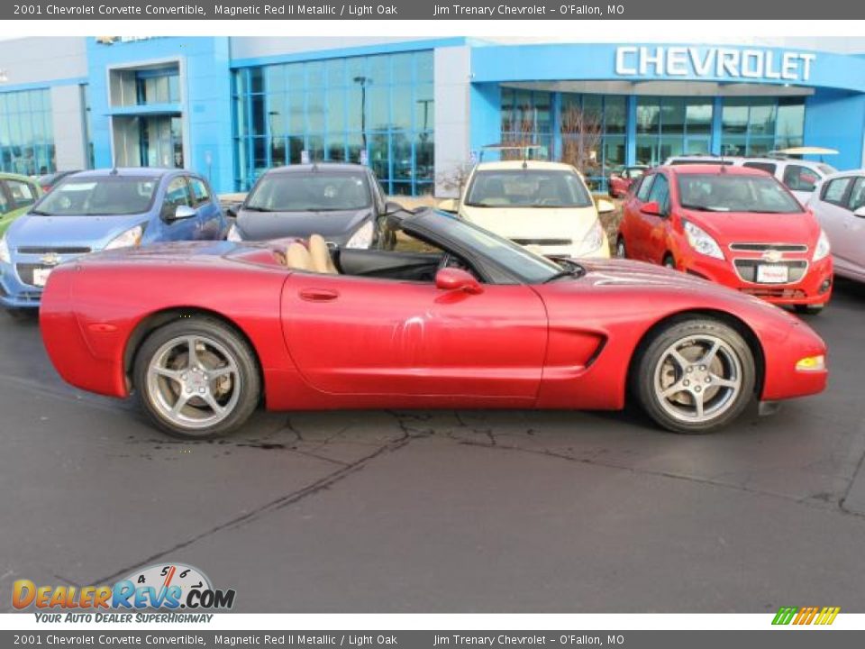 2001 Chevrolet Corvette Convertible Magnetic Red II Metallic / Light Oak Photo #1