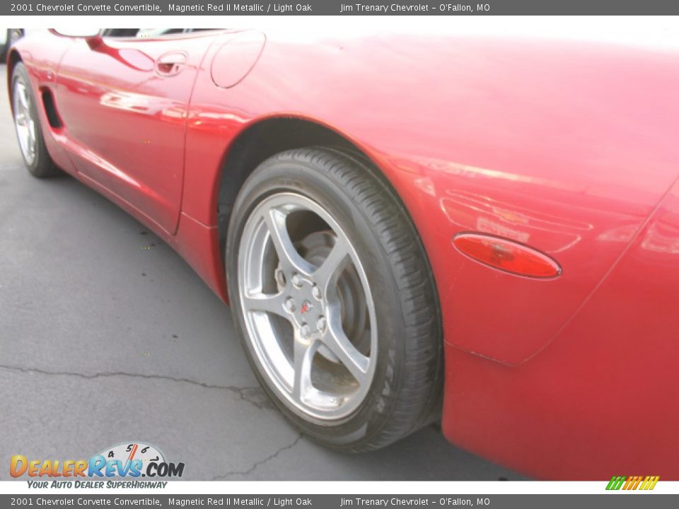 2001 Chevrolet Corvette Convertible Magnetic Red II Metallic / Light Oak Photo #5