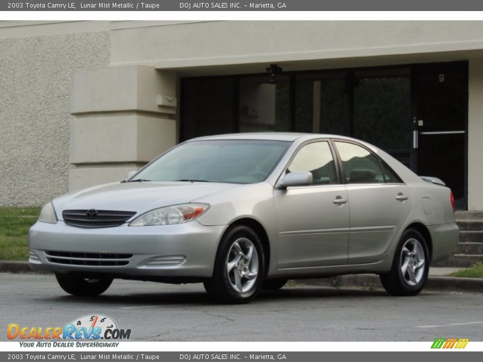 2003 Toyota Camry LE Lunar Mist Metallic / Taupe Photo #5